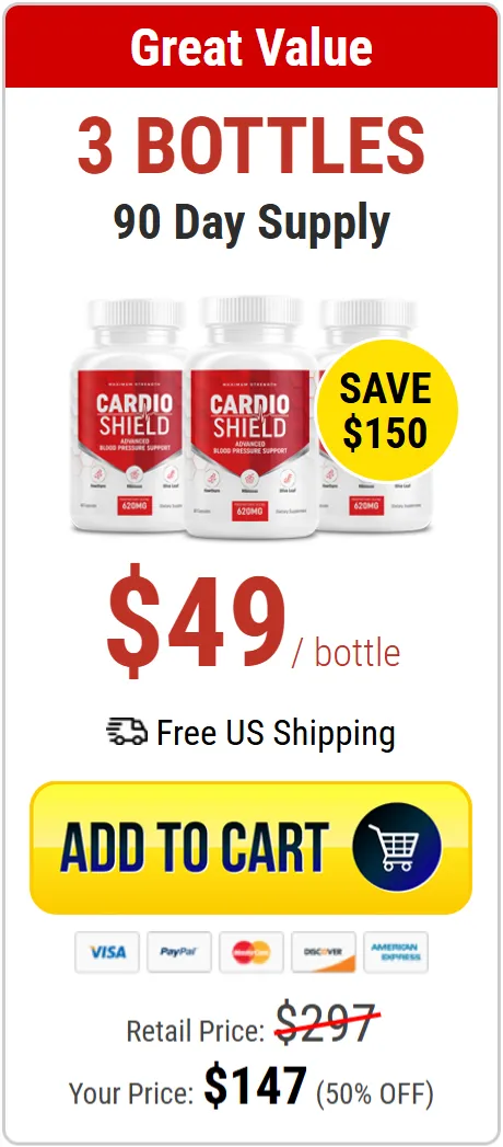 Cardio Shield price 3 bottle